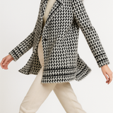 Vionne Houndstooth Knit Jacket