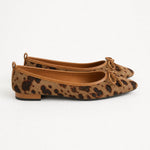 Wren Bow Flats — Brown, studio product shot