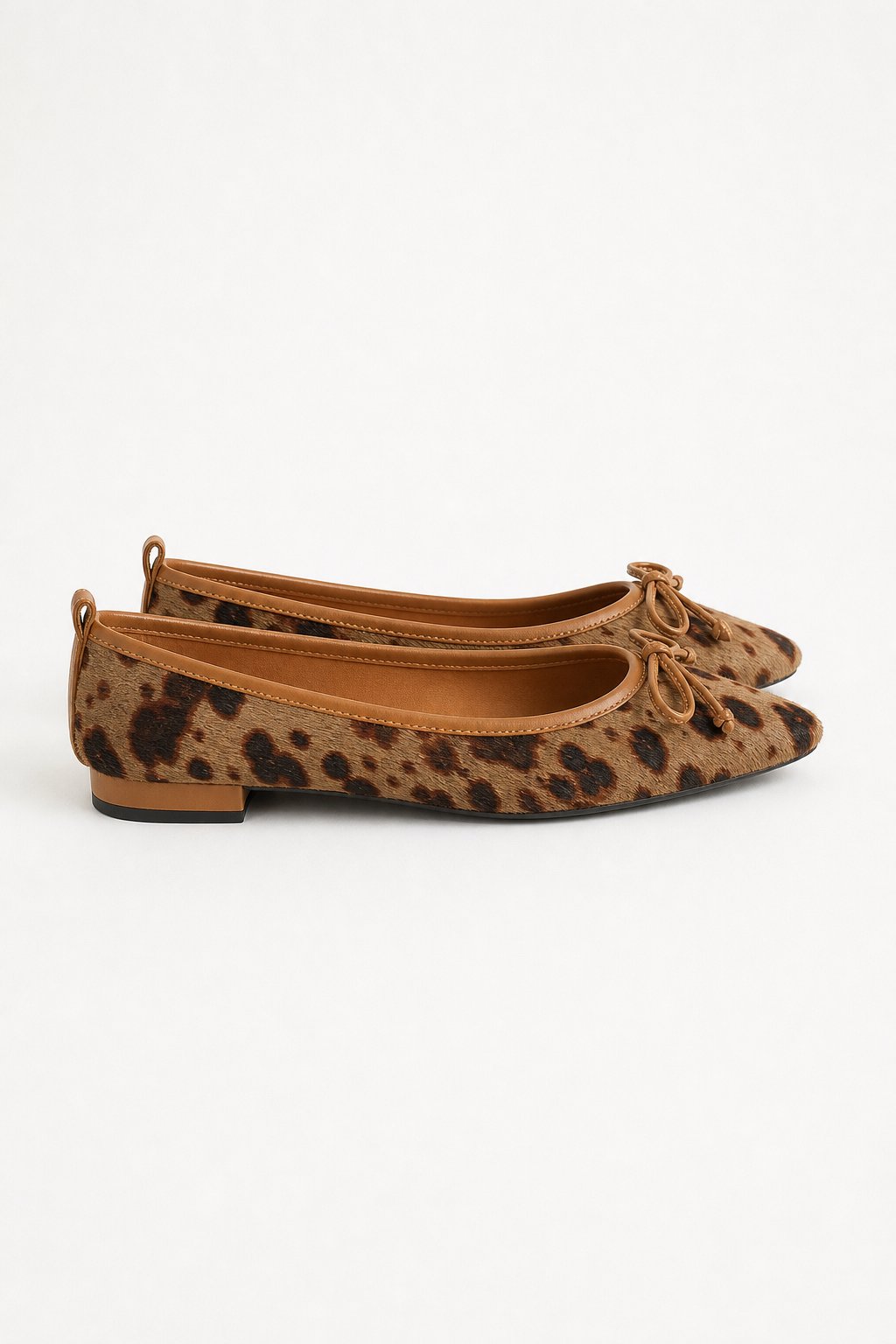 Wren Bow Flats — Brown, studio product shot