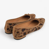 Wren Bow Flats — Brown, studio product shot
