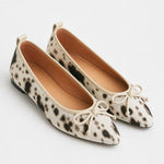 Wren Bow Flats — Beige, studio product shot