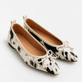 Wren Bow Flats — Beige, studio product shot