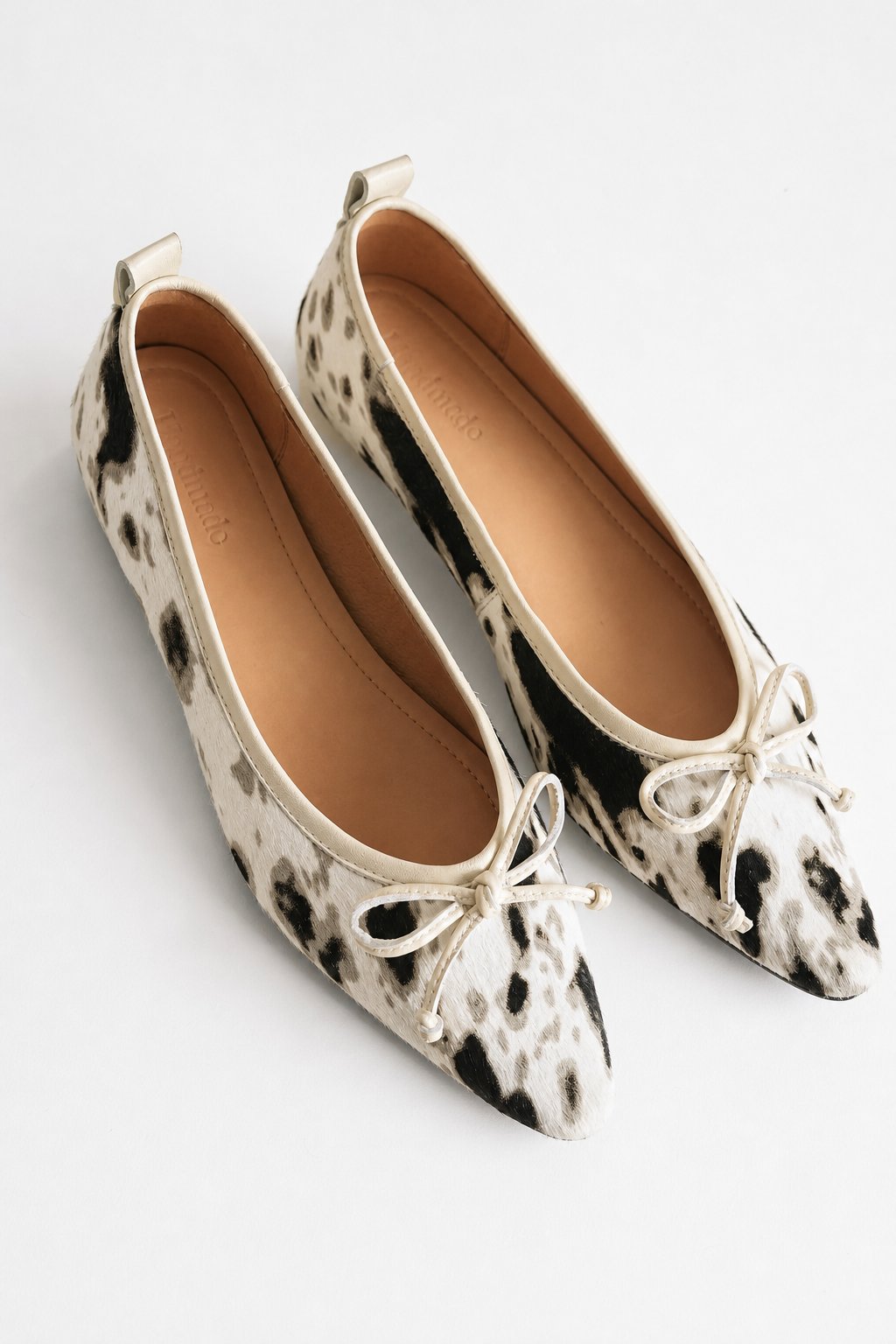 Wren Bow Flats — Beige, studio product shot