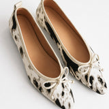 Wren Bow Flats — Beige, studio product shot